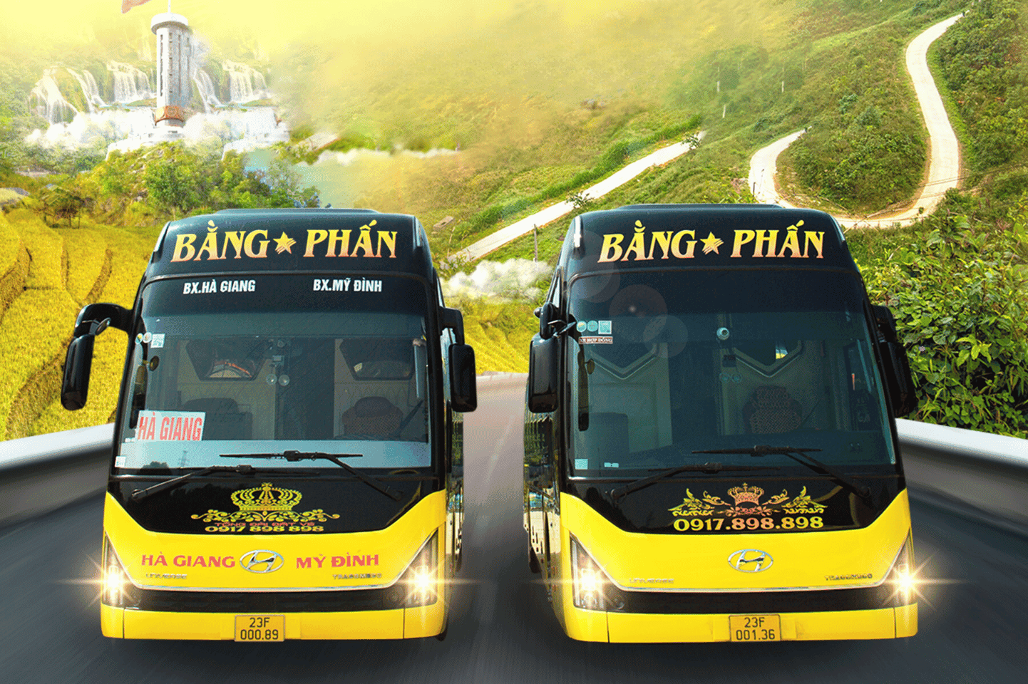 Xe Hà Giang – Ninh Bình Thanh Hóa: Xe Bằng Phấn