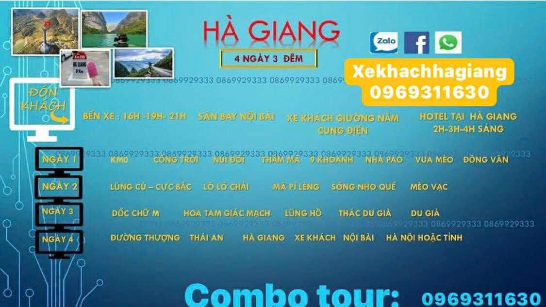Tour Hà Giang 4 ngày 3 đêm